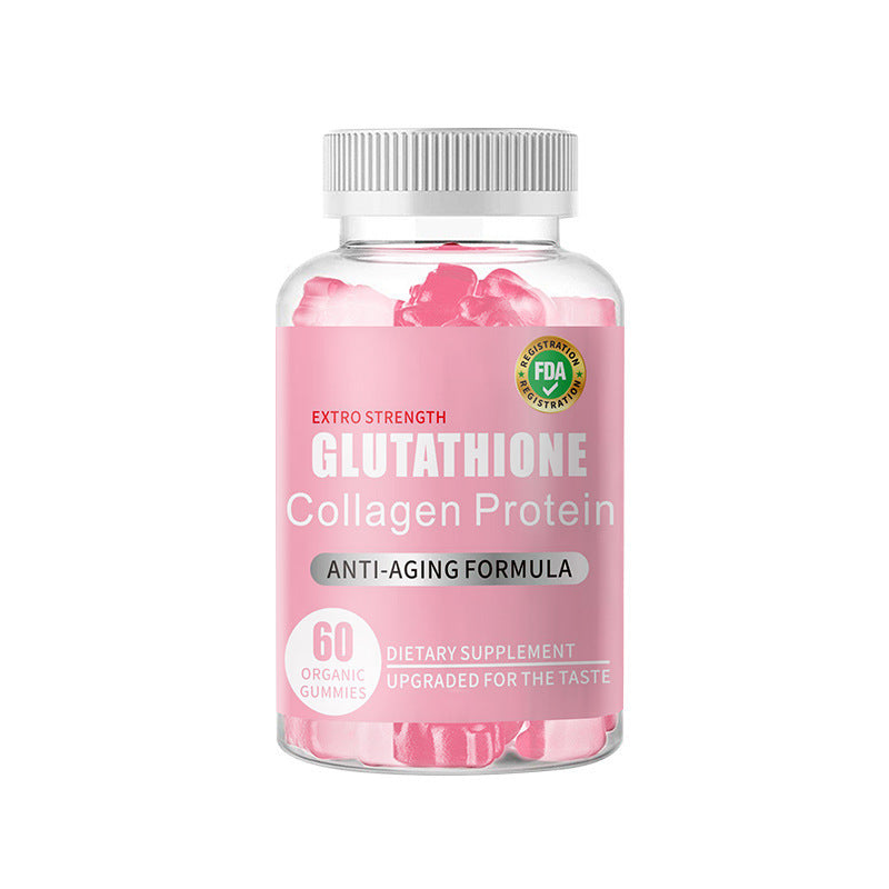 Glutathione Collagen Gummies – Soft Candy for Skin Whitening, Anti-Aging & Beauty