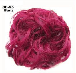 Fluffy Curly Hair Bun with Drawstring – Popular Hair Ball Hair Ring for Women (Europe, Japan, Korea)