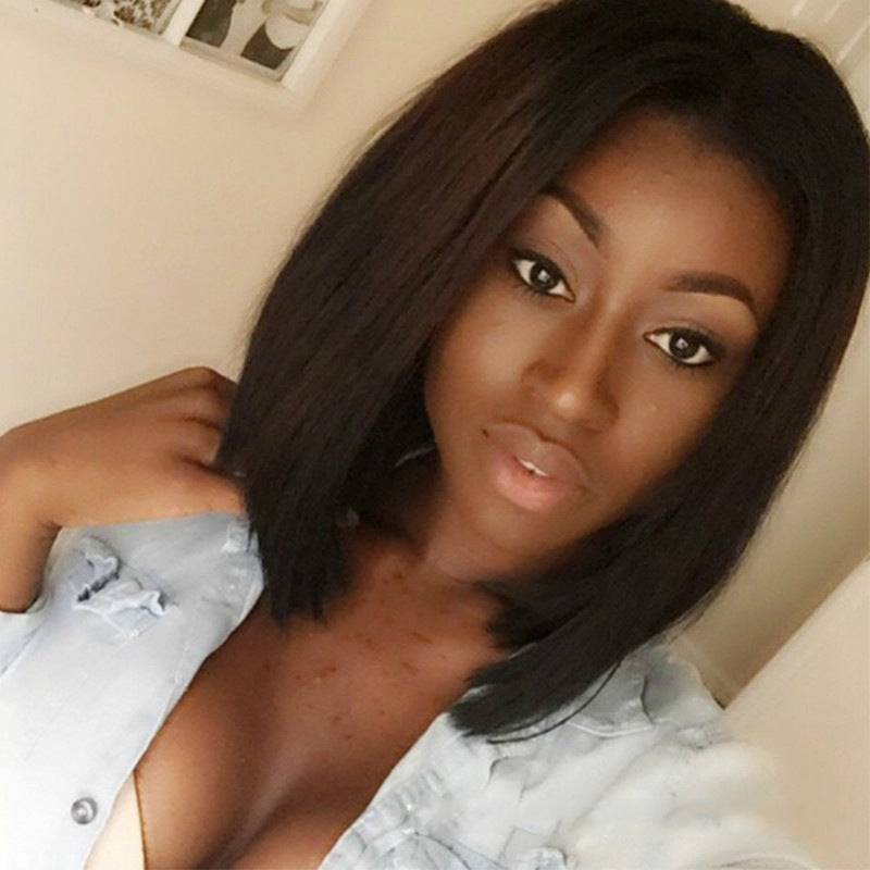 Bobo Wig – Short Stylish Human Hair Wig for Women