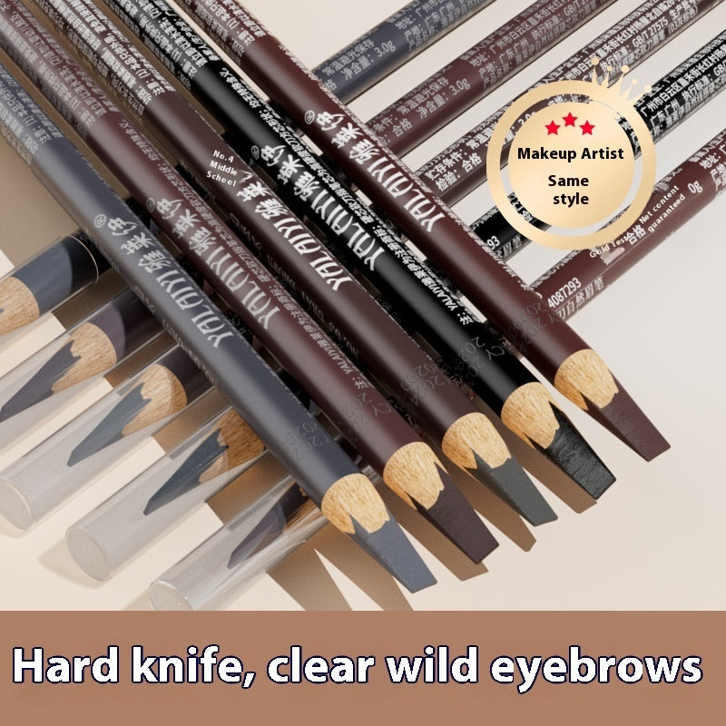 Hard Core Waterproof Eyebrow Pencil – Sweatproof, Long-Lasting Brow Definer for a Bold & Natural Look