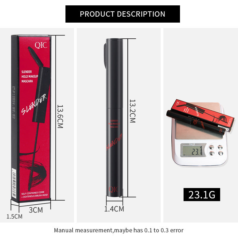 Waterproof Lengthening Mascara – Smudge-Proof, Sweat-Proof Formula for Long, Thick, Natural Lashes