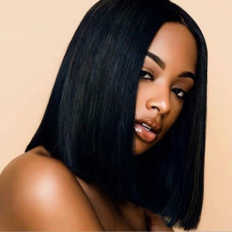 Bobo Wig – Short Stylish Human Hair Wig for Women