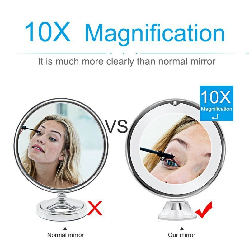 LED Makeup Mirror with Light – Portable Vanity Mirror with Bright Supplement Lighting