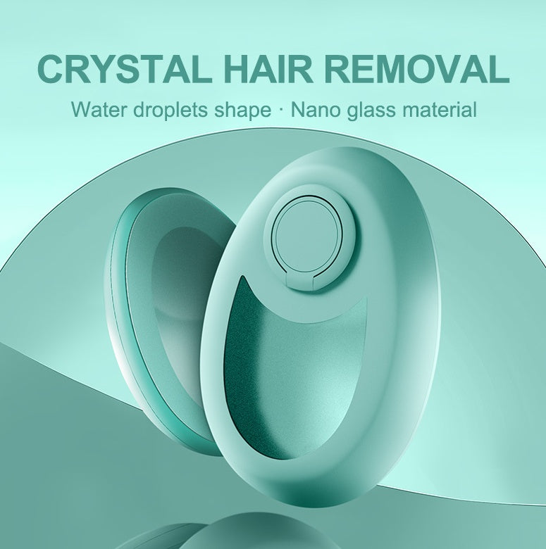 CJEER Crystal Hair Eraser – Painless Hair Removal Tool for Women & Men, Reusable Exfoliating Crystal Remover for Legs, Arms, Back