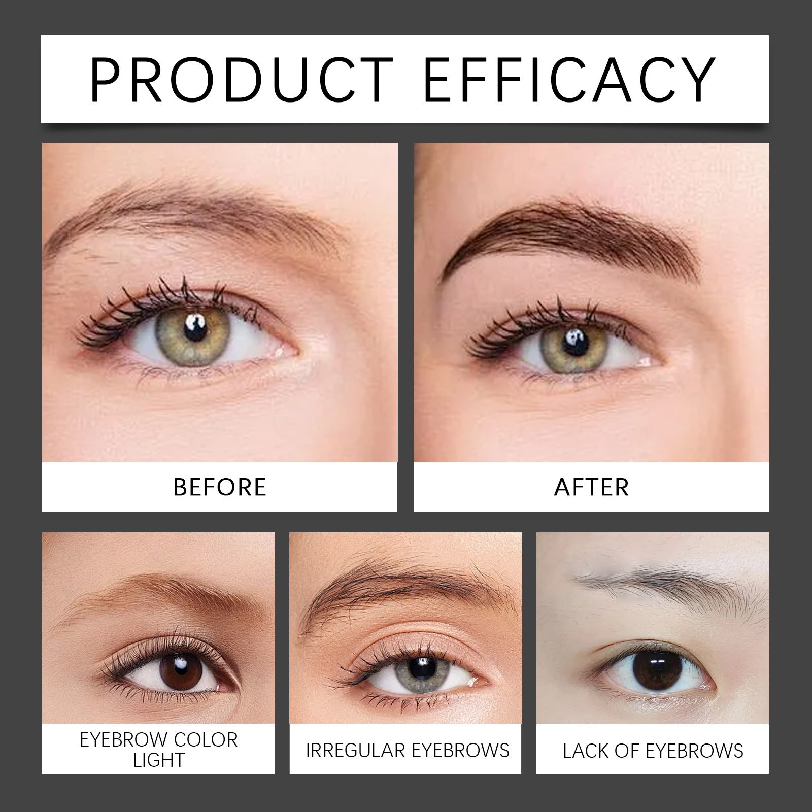Wild Look Eyebrow Pencil – Smudge-Proof, Easy-to-Use Brow Shaping Pencil for Natural & Defined Eyebrows