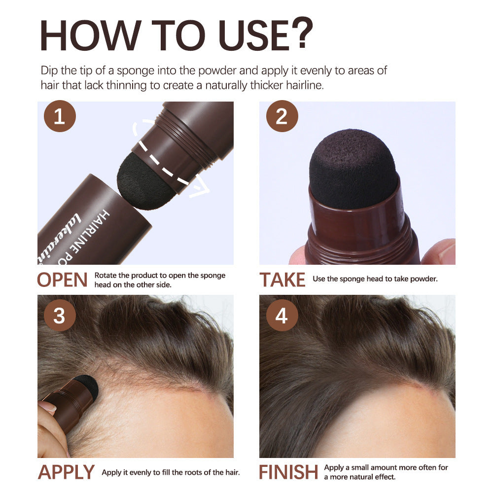 Hairline Shading Powder – Forehead Shadow & Hair Root Concealer for Fuller, Natural-Looking Hairline