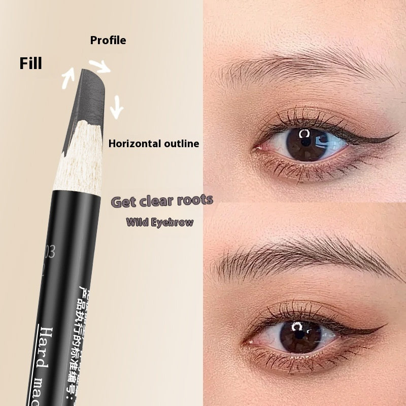 Hard Core Waterproof Eyebrow Pencil – Sweatproof, Long-Lasting Brow Definer for a Bold & Natural Look