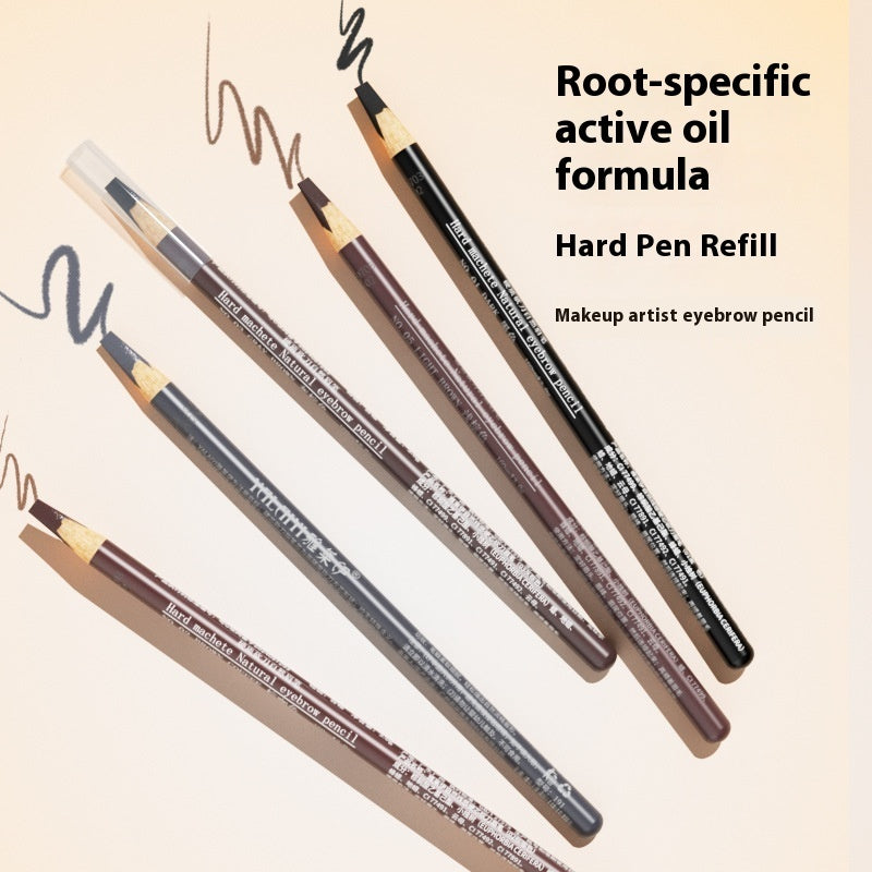 Hard Core Waterproof Eyebrow Pencil – Sweatproof, Long-Lasting Brow Definer for a Bold & Natural Look