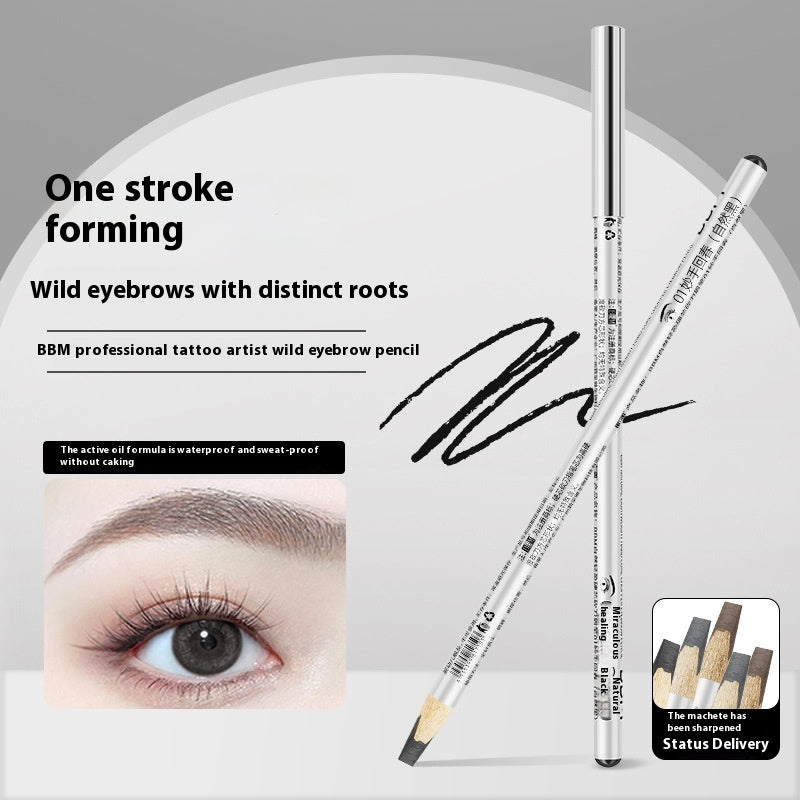 Hardcore Wild Eyebrow Pencil – Waterproof & Sweat-Proof Brow Definer with Precision Line Design for a Bold, Distinct Look
