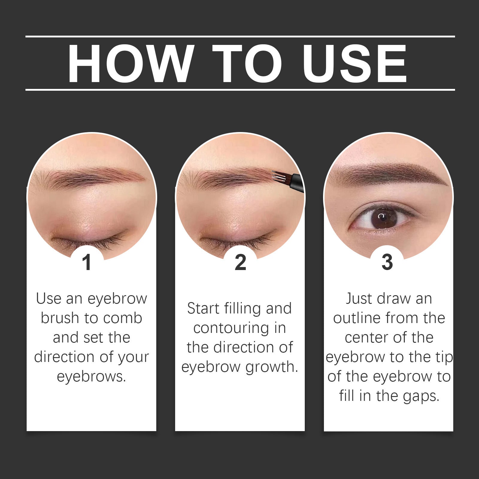 Wild Look Eyebrow Pencil – Smudge-Proof, Easy-to-Use Brow Shaping Pencil for Natural & Defined Eyebrows