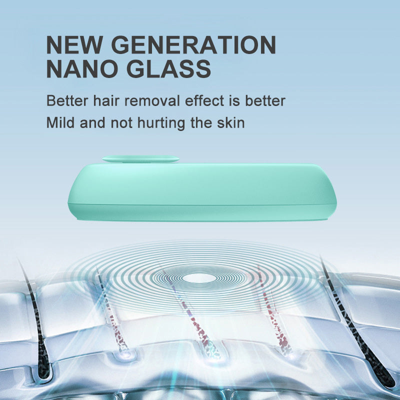 CJEER Crystal Hair Eraser – Painless Hair Removal Tool for Women & Men, Reusable Exfoliating Crystal Remover for Legs, Arms, Back