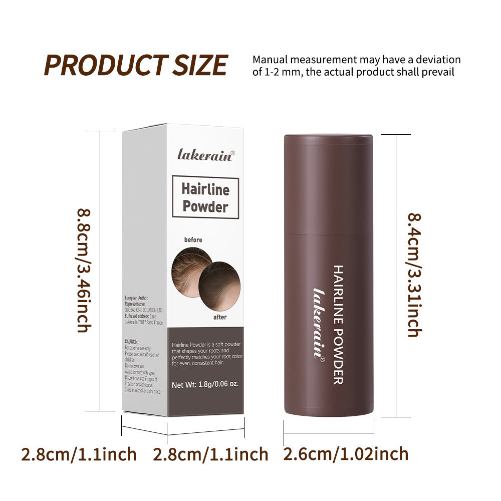 Hairline Shading Powder – Forehead Shadow & Hair Root Concealer for Fuller, Natural-Looking Hairline
